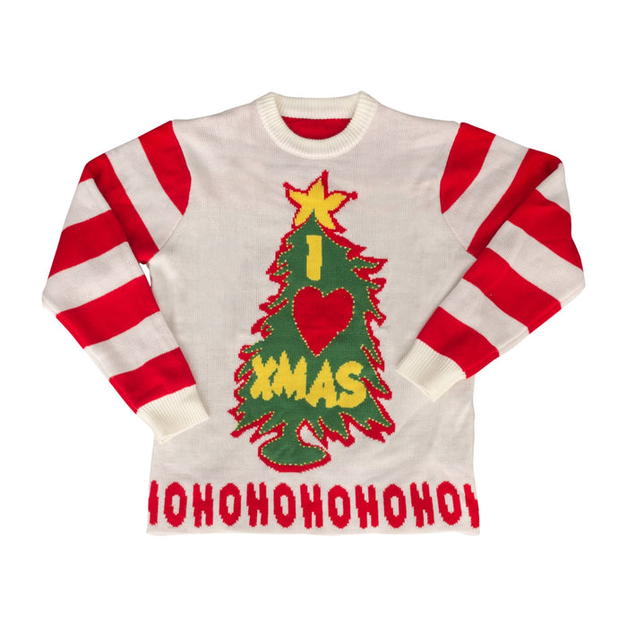 I Love Xmas Light Up and Bells Christmas Sweater