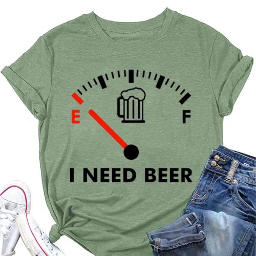 I Need Beer Tee Shirt Drinking Beer ShirtFunny Beer Shirt for Women