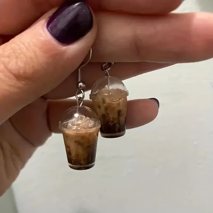 Iced Coffee Earrings