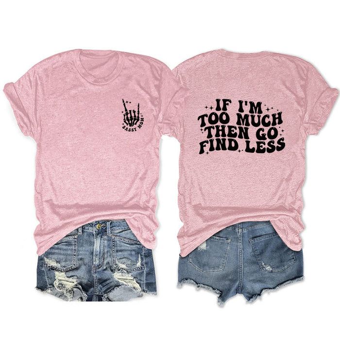 Pink front chest (black color) / S
