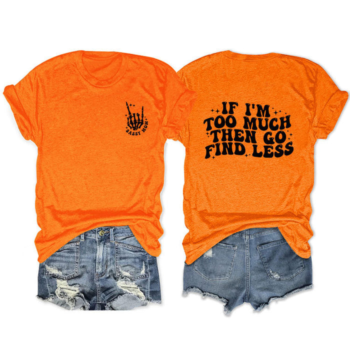 Orange front chest (black color) / S
