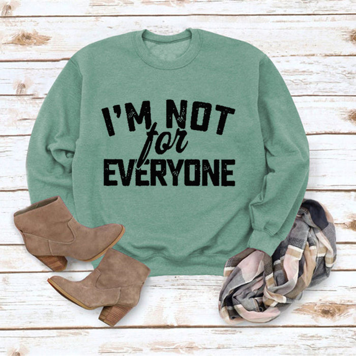 Light green sweater (black word color picture) / S