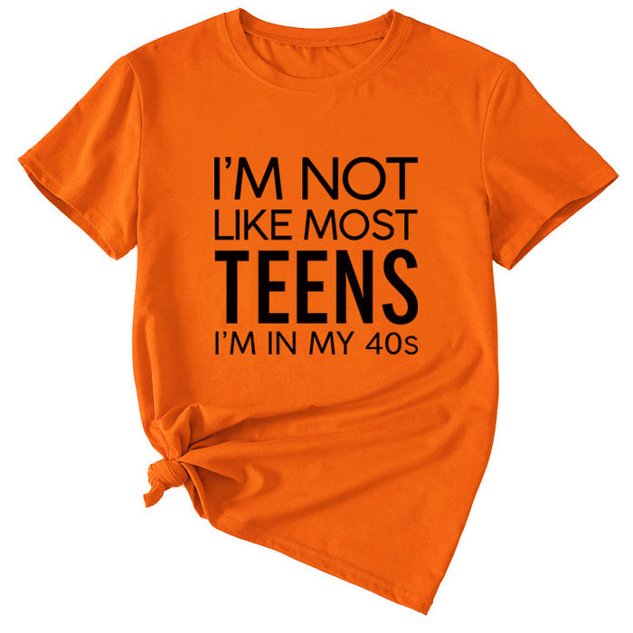 Orange (black font) / S