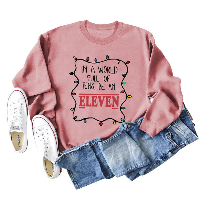 Rose gold sweater (black word color picture) / S