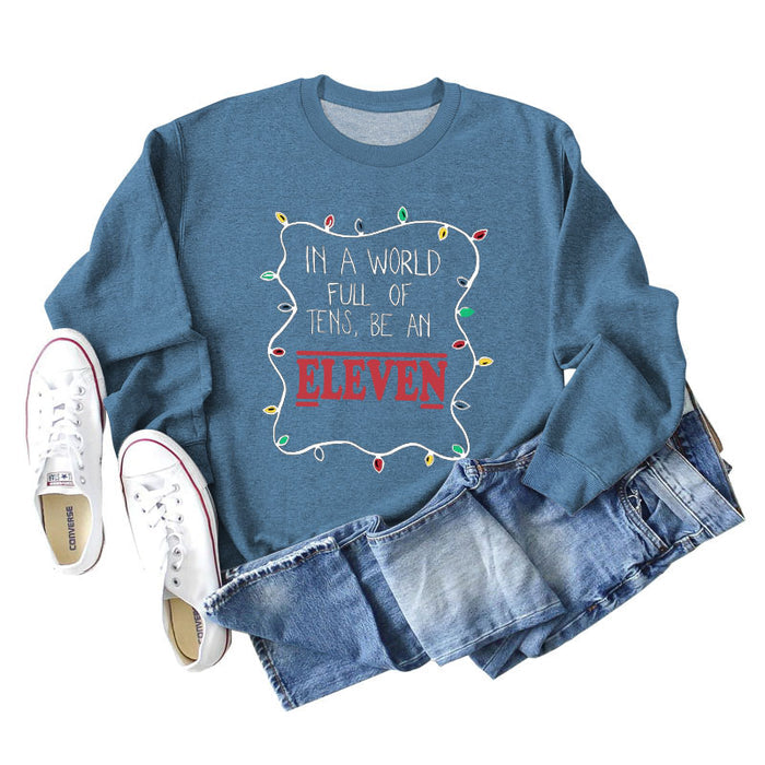 Blue sweater (white color picture) / S