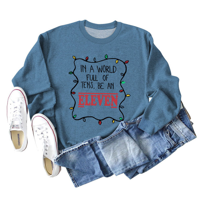 Blue sweater (black color picture) / S