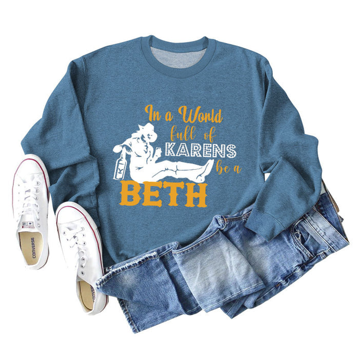 Blue sweater (white color map) / S