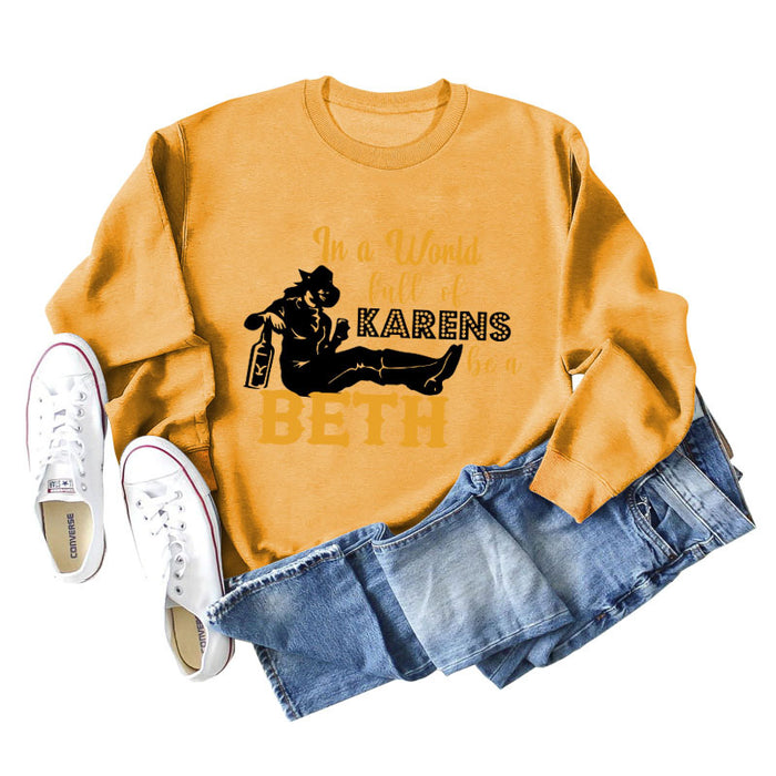 Yellow sweater (black color map) / S
