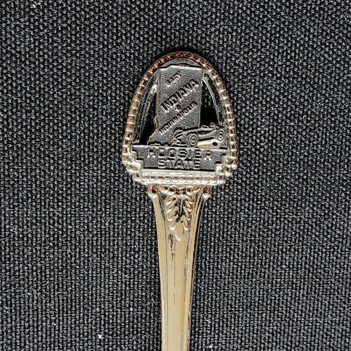 Indiana Hoosier Landmarks Collectible Travel Souvenir State Spoon 4.5" (11 cm)