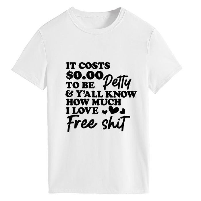White (black font) / S