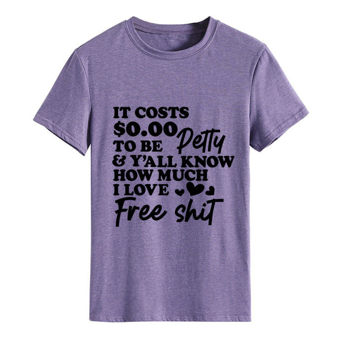 Purple (black font) / S
