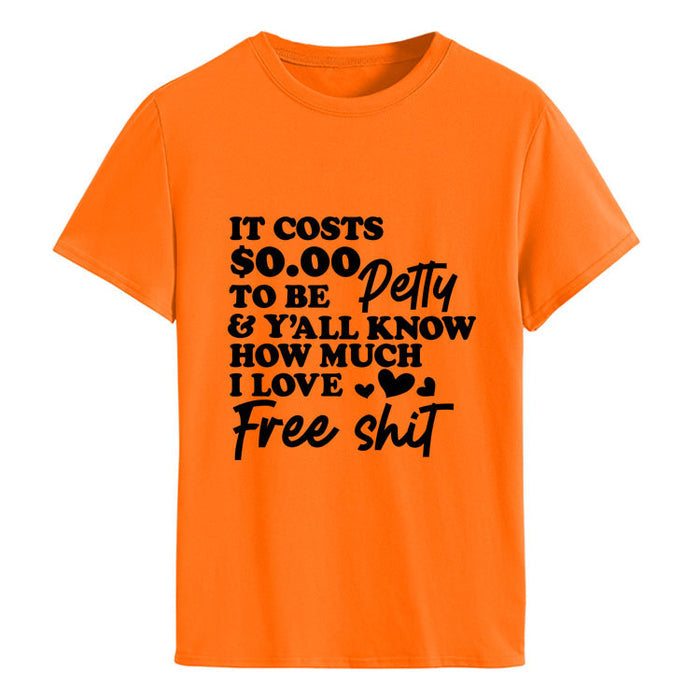 Orange (black font) / S
