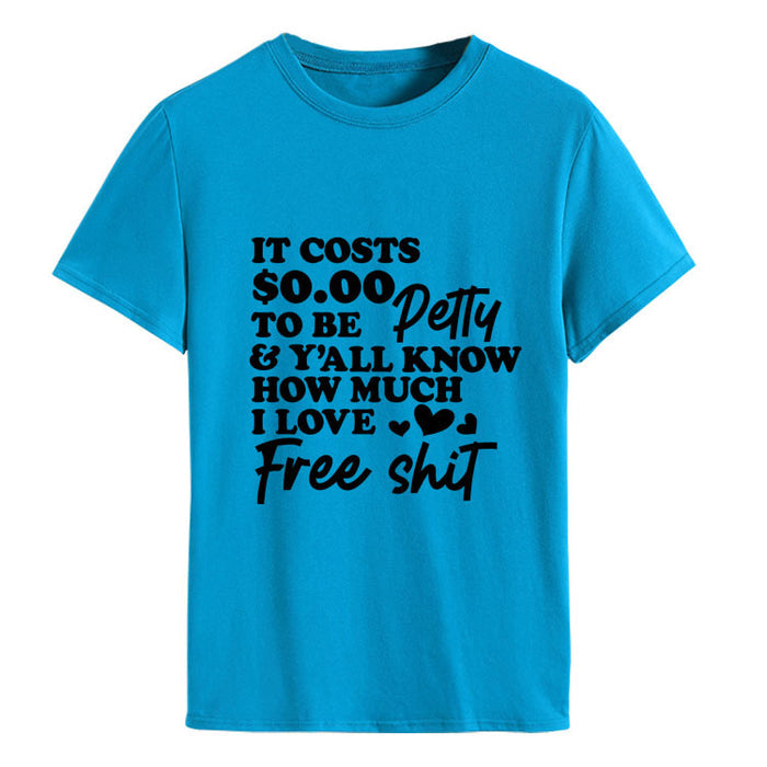 Lake blue (black font) / S