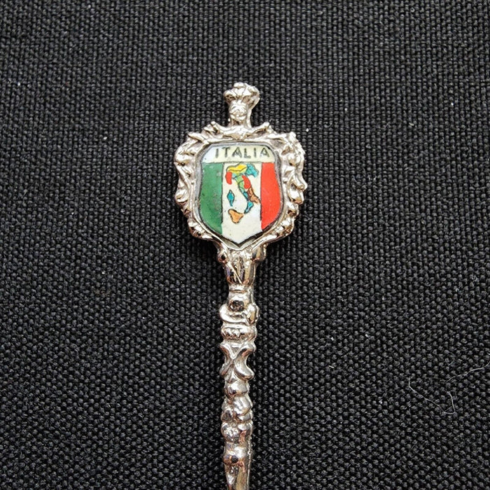 ITALY Collector Souvenir Spoon 5" Silver Plated