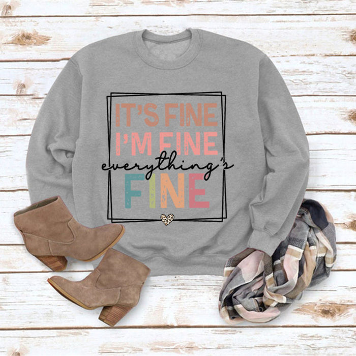 Gray sweater (black color picture) / S