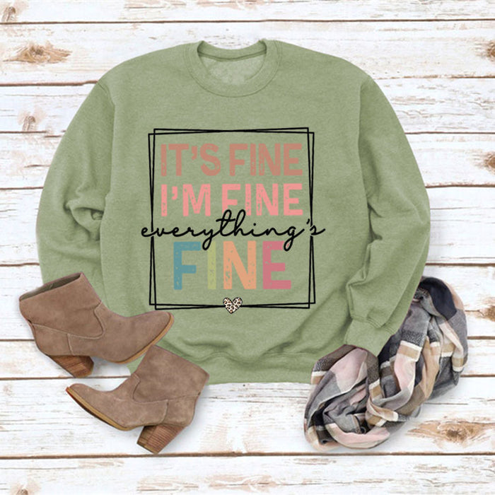 Olive green sweater (black color picture) / S