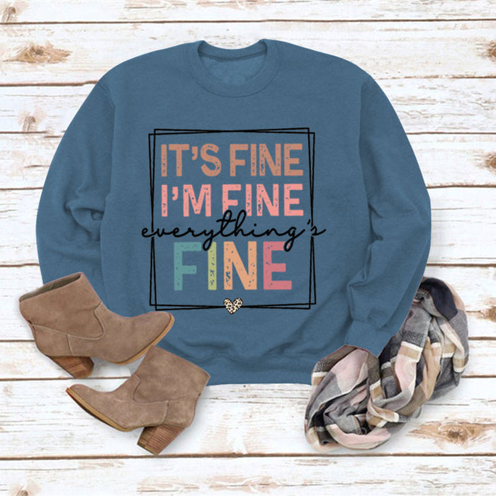 Blue sweater (black color picture) / S