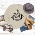 It's Game Day Letter Print Round Neck Autumn and Winter Long-sleeved Sweater