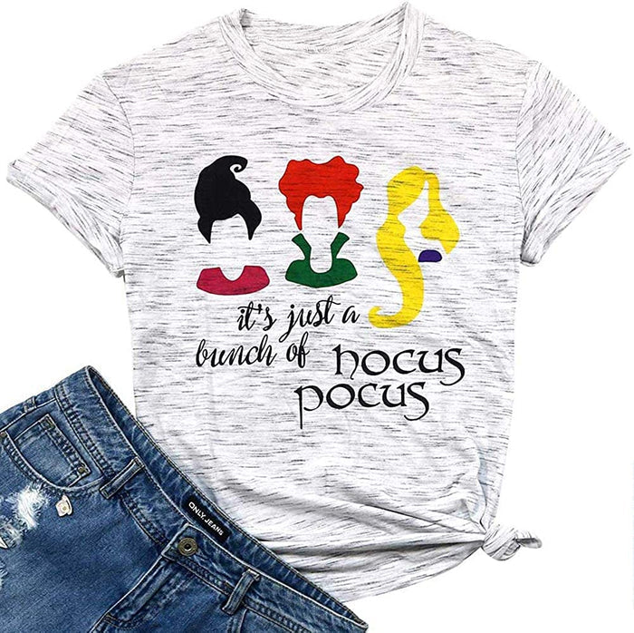 It's Just A Bunch of Hocus Pocus Women T-Shirt Halloween Shirt