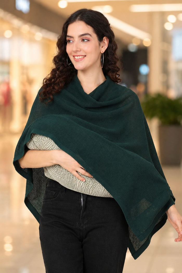 Ivy Green Honeycomb Feeding & Nursing Cover