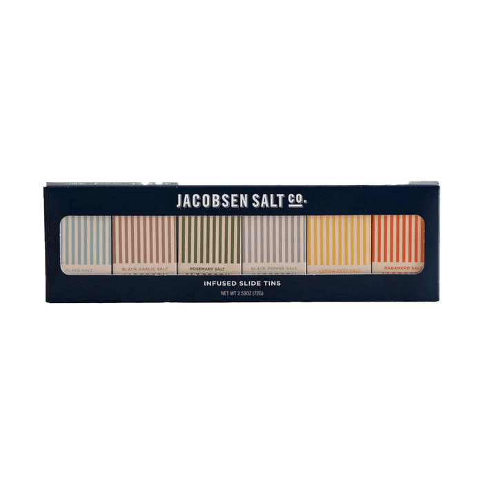 Custom Jacobsen Salt Co. Infused Salt Slide Tin Collection - Corporate Gifts
