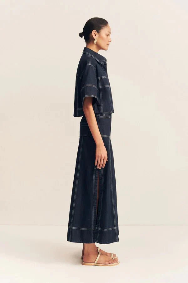 Jaques Cropped Short Sleeve Shirt - SODA Fashion Haus