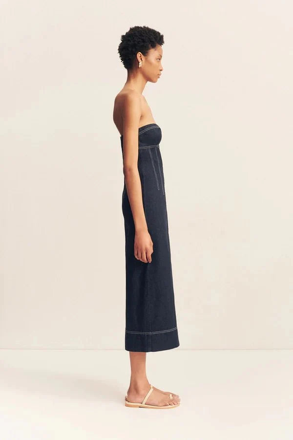 Jaques Strapless Midi Dress - SODA Fashion Haus