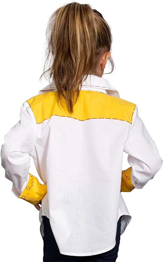 Jessie Cowgirl Kids Children Halloween Costume Cosplay Long Sleeve Button Up Shirt - TVStoreOnline