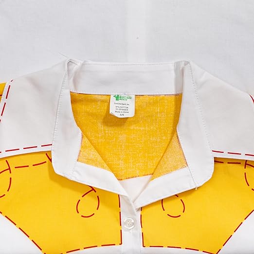 Jessie Cowgirl Kids Children Halloween Costume Cosplay Long Sleeve Button Up Shirt - TVStoreOnline