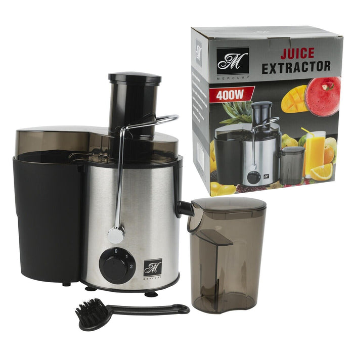 Juicer Extractor Machine 400w 2 Speed Centrifugal for Fruit Vegetable in Black