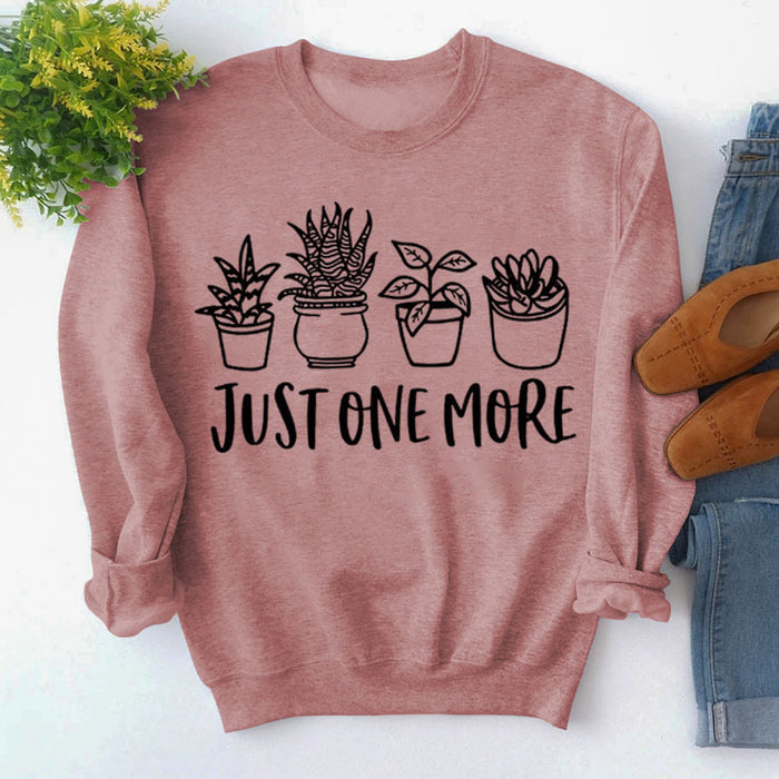 Rose gold sweater (black font) / S