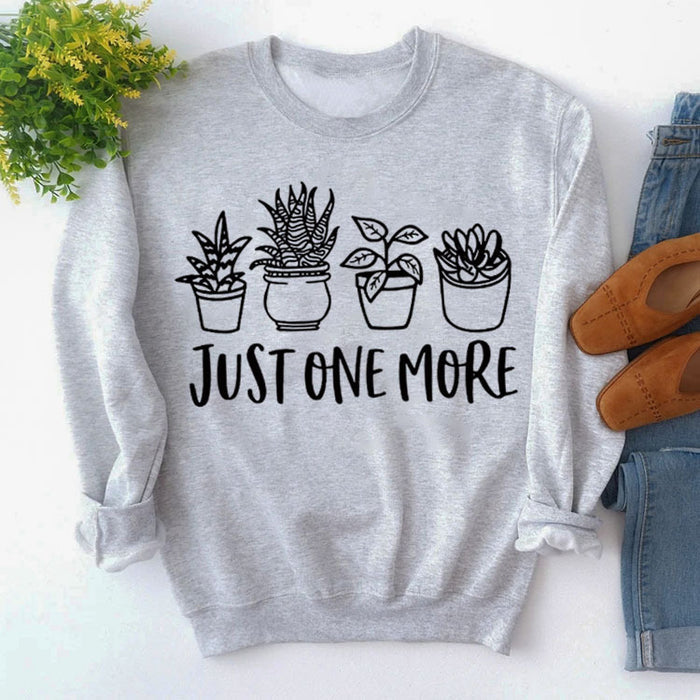 Grey sweater (black font) / S