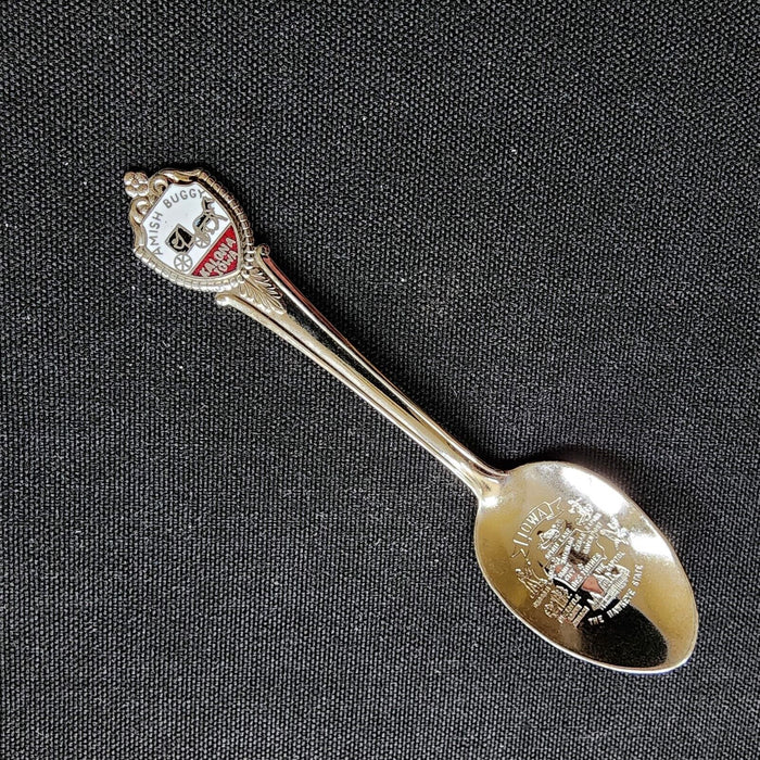 Kalona Iowa Collectible Souvenir Spoon 4.5" (11cm) Amish Buggy