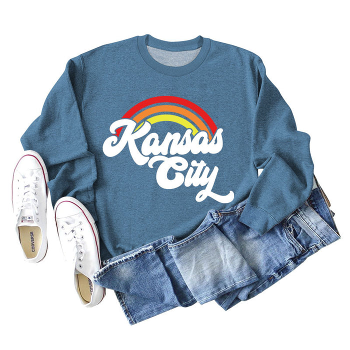 Blue sweater (white color picture) / S