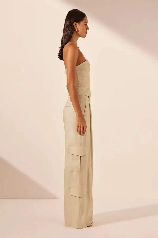 Kasbah Strapless Draped Bodice - SODA Fashion Haus