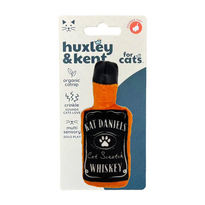Packaged Kat Daniels Whiskey Cat Toy.