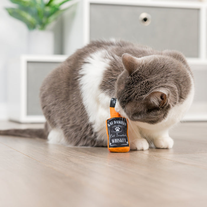 Cat with Kat Daniels Whiskey Cat Toy.