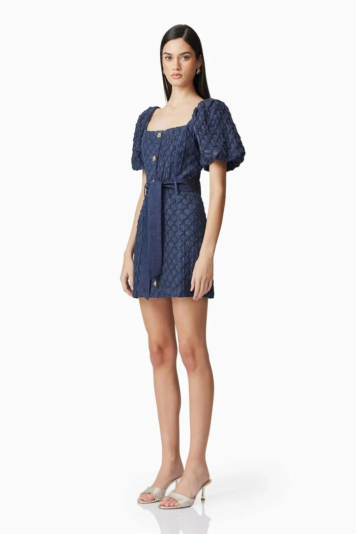 Keeley Puff Sleeve Mini Dress - SODA Fashion Haus