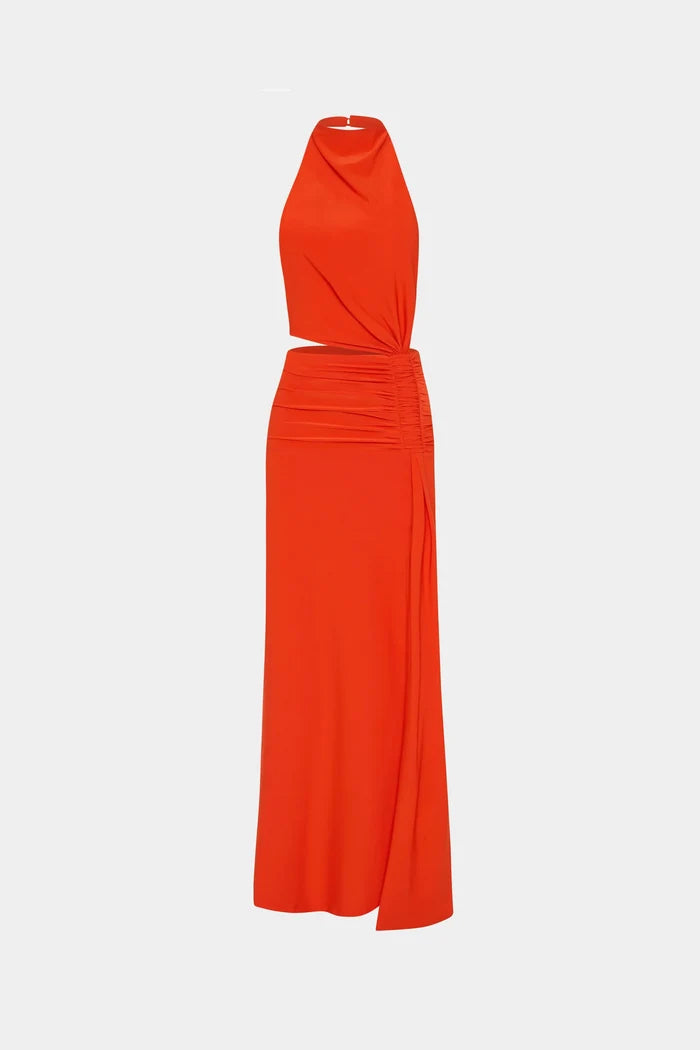 Kendall Dry Jersey Maxi Dress - Chilli Red - SODA Fashion Haus