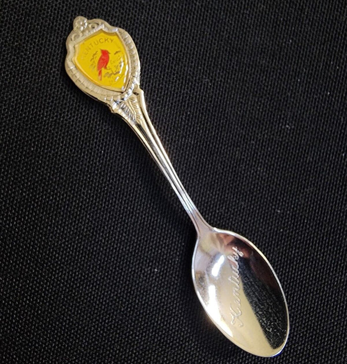 Kentucky Collectible Travel Souvenir Spoon 3.5" Red Cardinal Bluegrass State