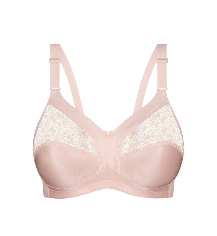 BEIGE TRIUMPH KISS OF COTTON WIREFREE BRA