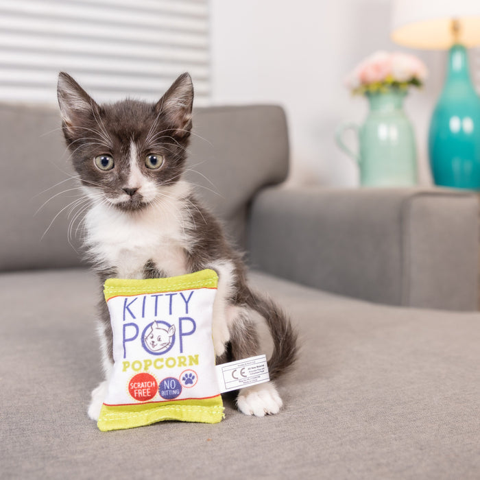 Packaged Kitty Pop Cat Toy.