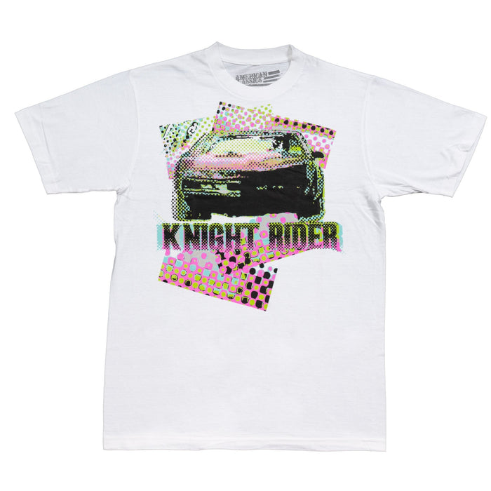 Knight Rider KITT Adult White T-Shirt - TVStoreOnline