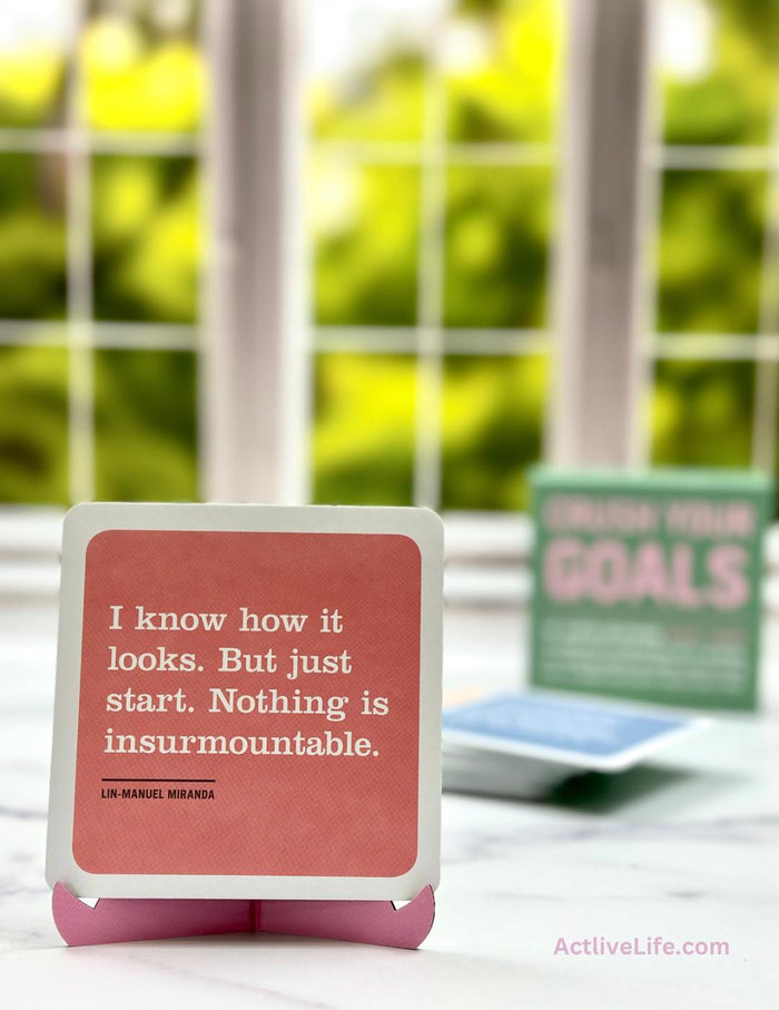 Knock Knock Crush Your Goals Inspiring Quote Cards Deck