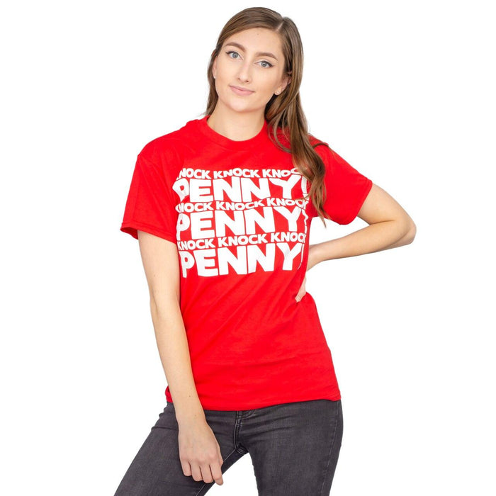 Knock Knock Penny Adult T-shirt-tvso