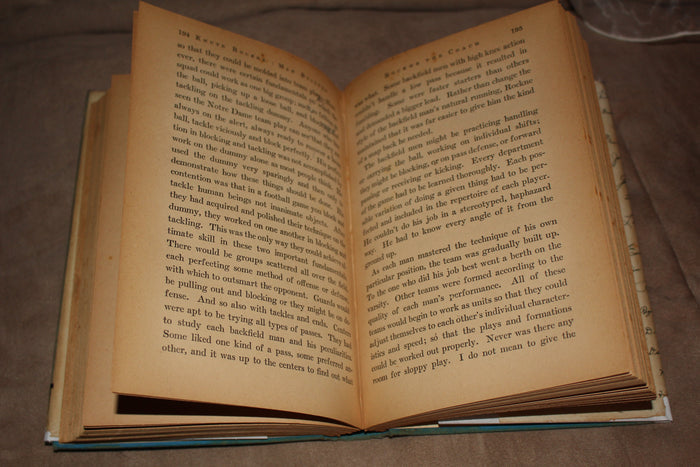 Knute Rockne All American Hardback Book, 1931 1st Edition w/Dust Jacket