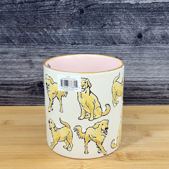 Labrador Retriever Coffee Mug Lab Dog Ceramic Embossed 21oz Tea Cup Blue Sky