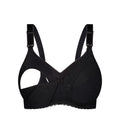 BLACK TRIUMPH LACE MATERNITY WIREFREE BRA