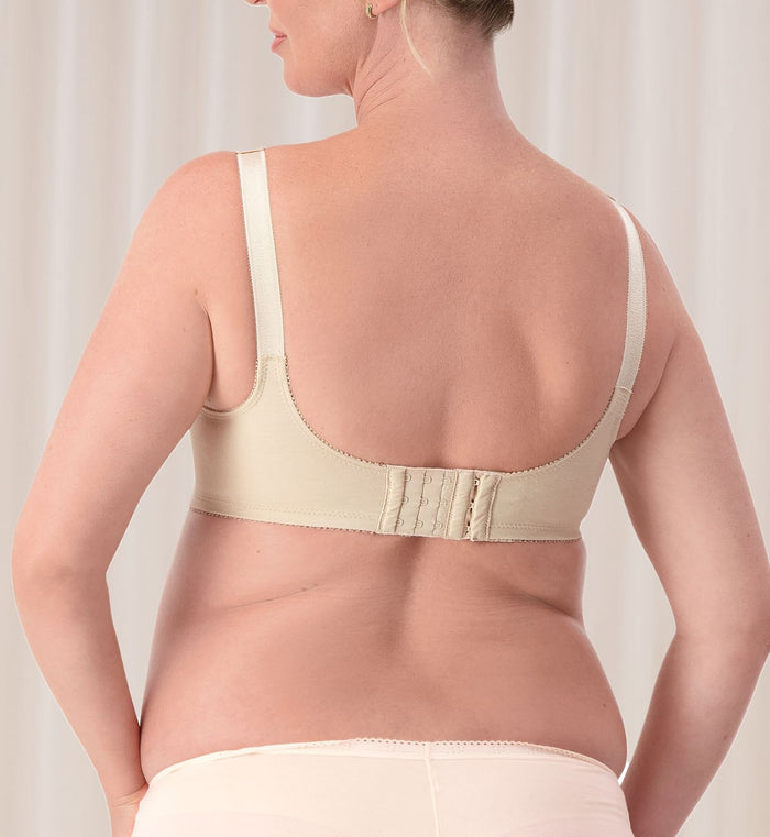 BEIGE TRIUMPH LACE MATERNITY WIREFREE BRA