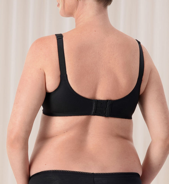 BLACK TRIUMPH LACE MATERNITY WIREFREE BRA